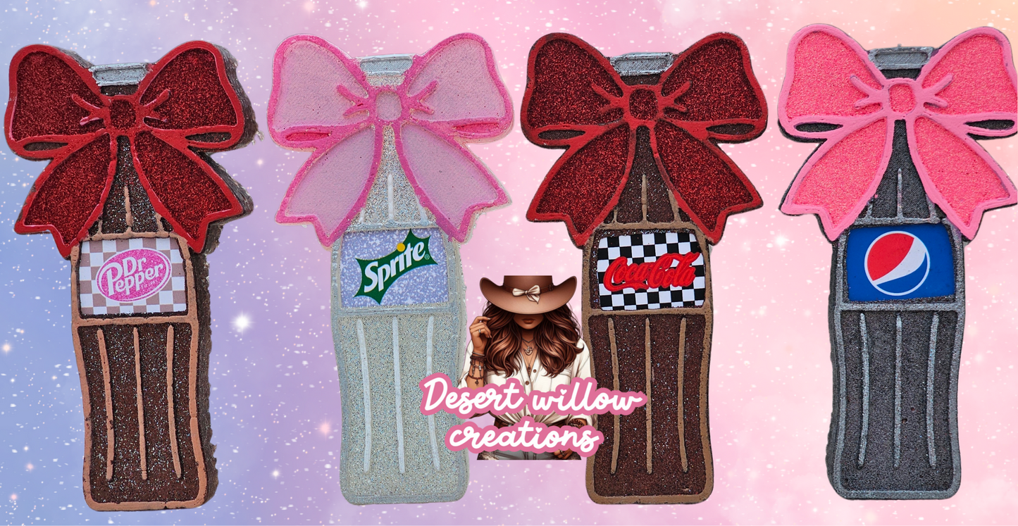 Abc soda bottle cardstock