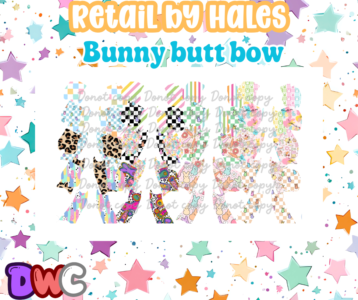 Retail by Hales bunny butt bow