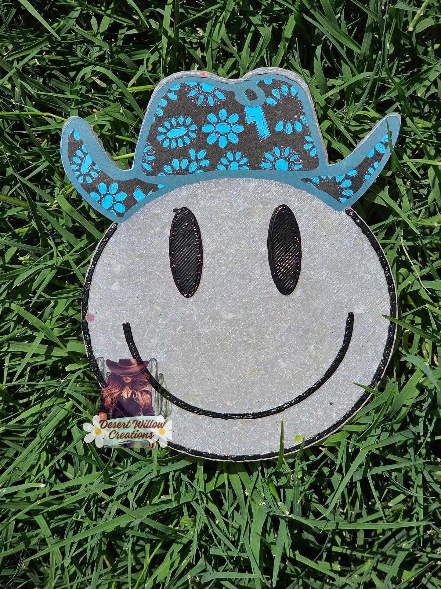 Texas darling cowboy smiley (cardstock)