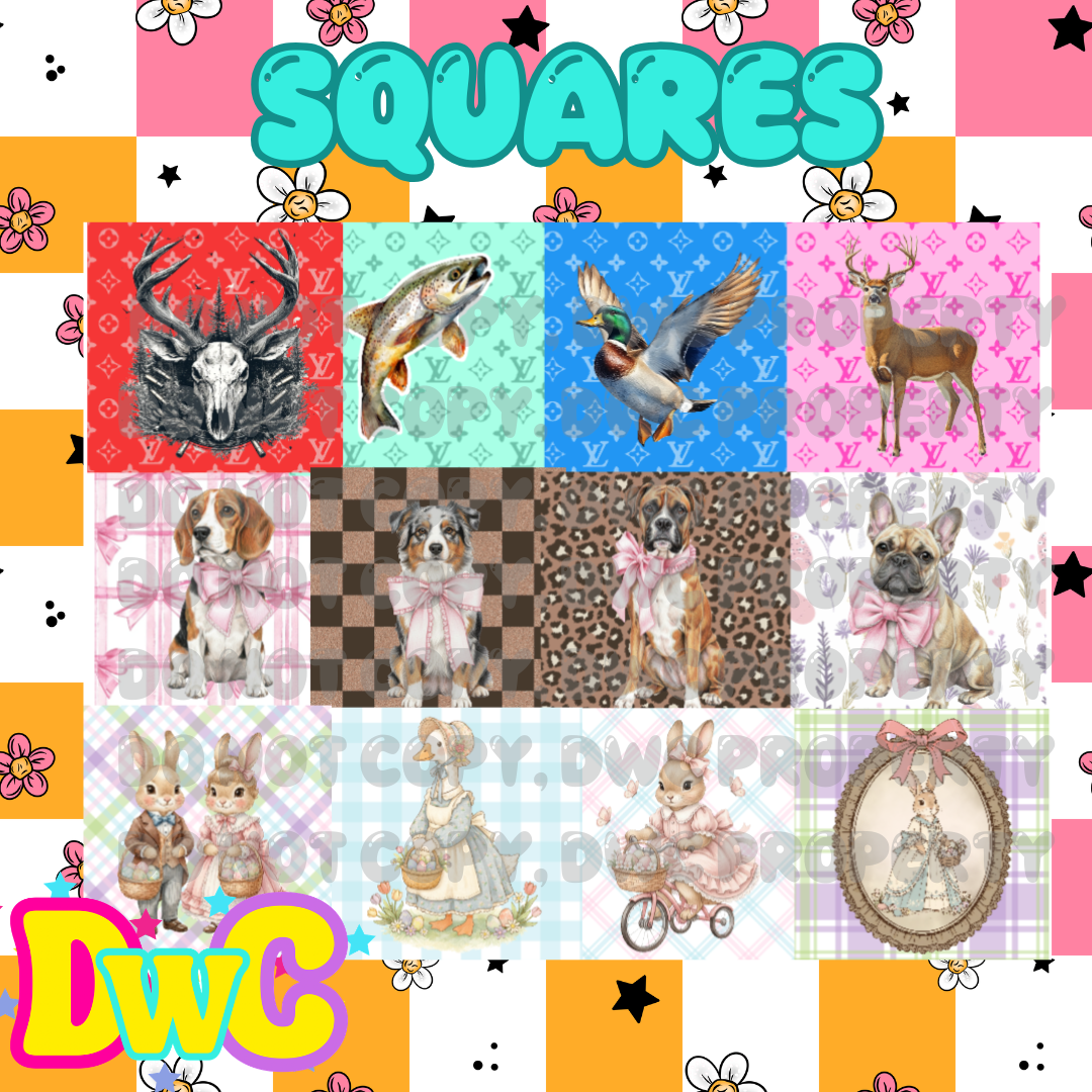 Square cardstock