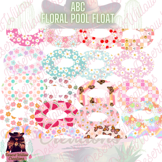Abc floral float (cardstock)