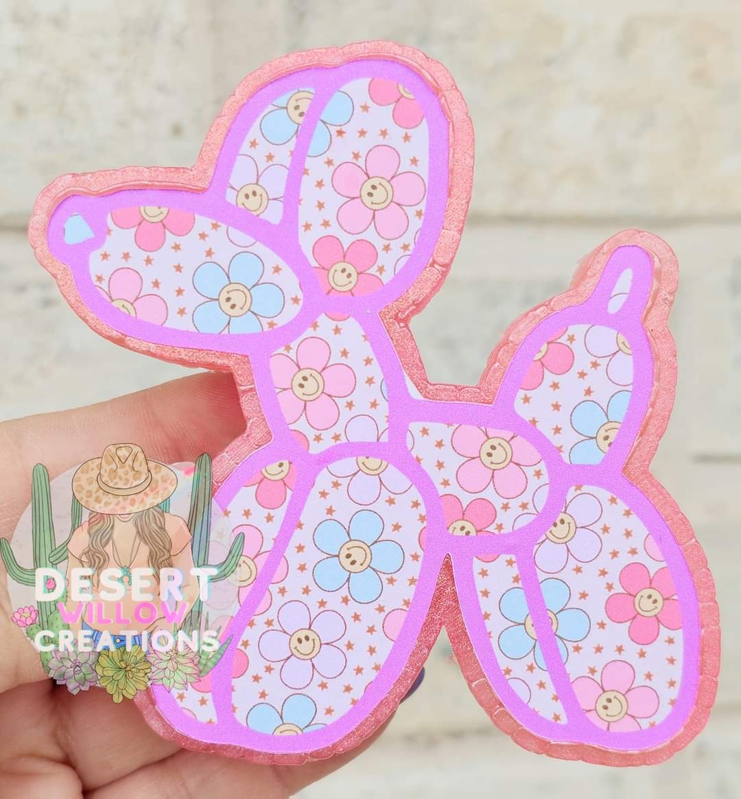 Balloon dog cardstock