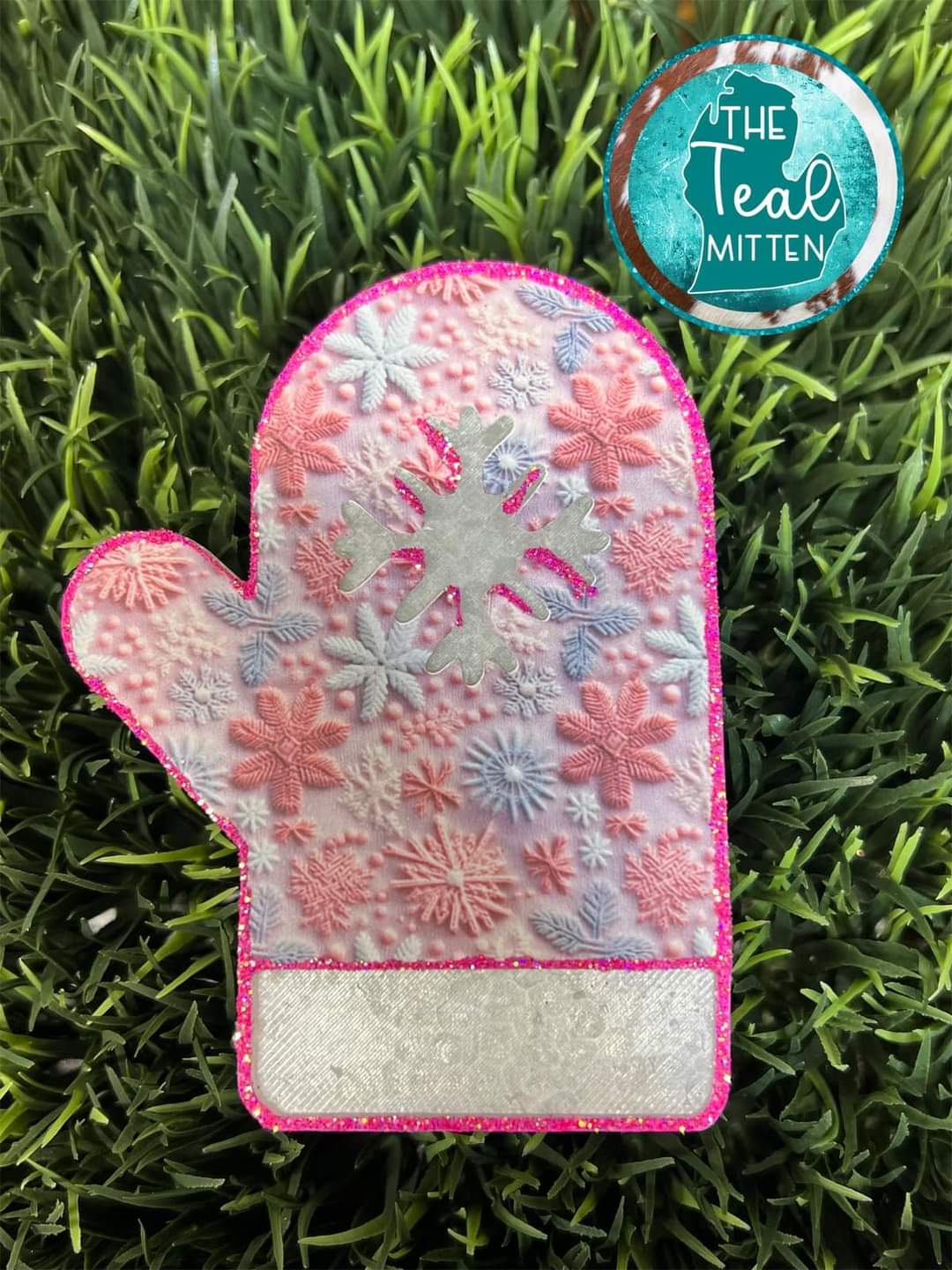 ABC Snowflake mitt