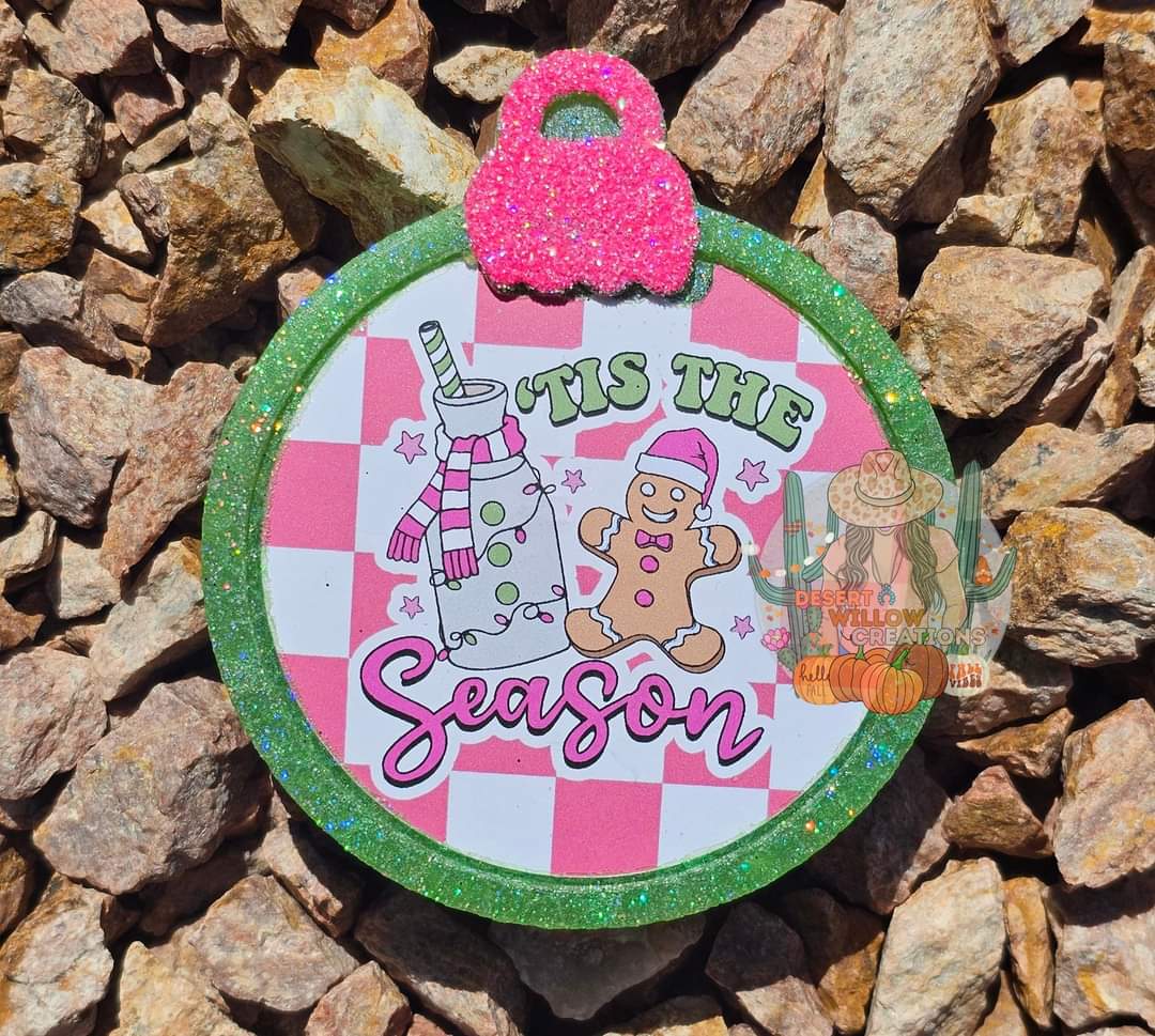 ABC Tis the danm season ornament (cardstock option)