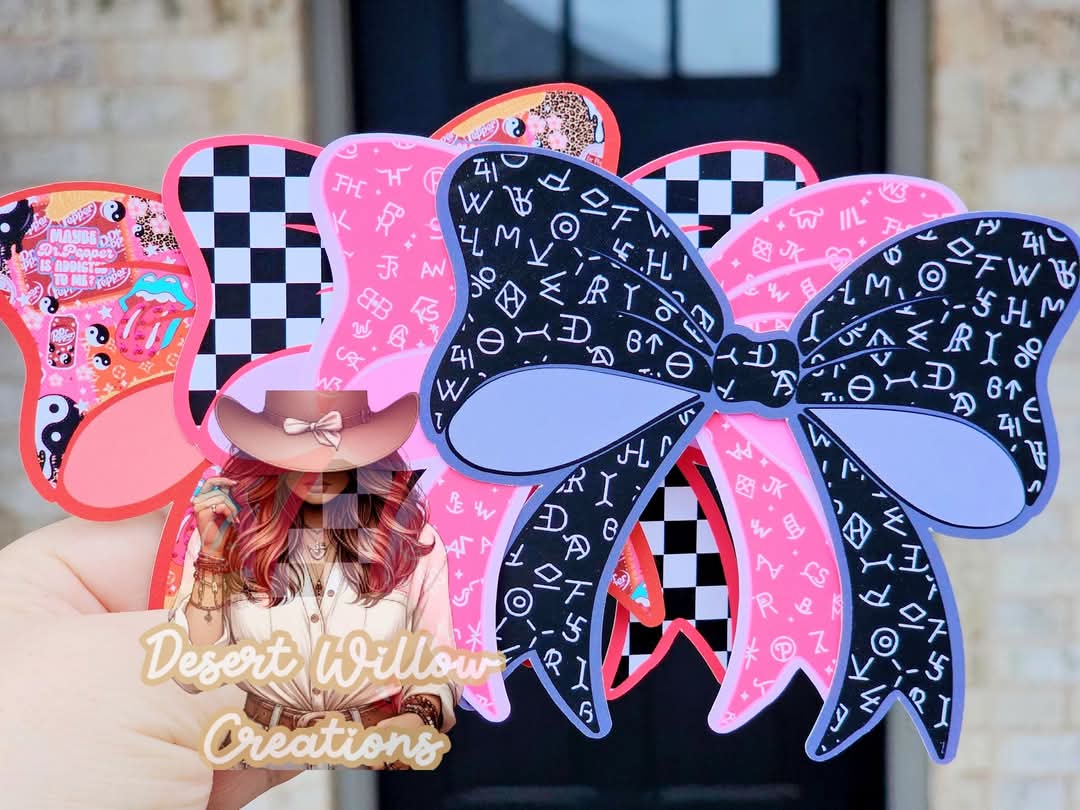 Bow cardstock