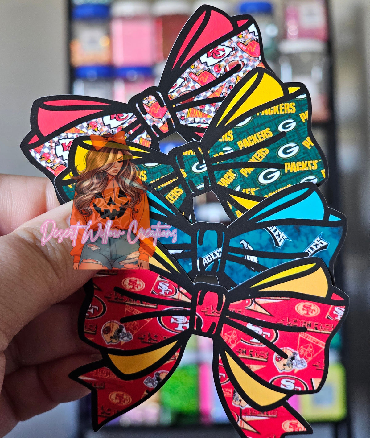 sunshine scents bow cardstock for football