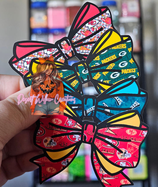 sunshine scents bow cardstock for football