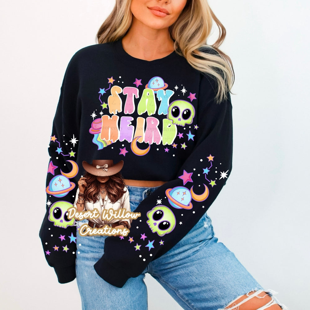 Stay weird crew black