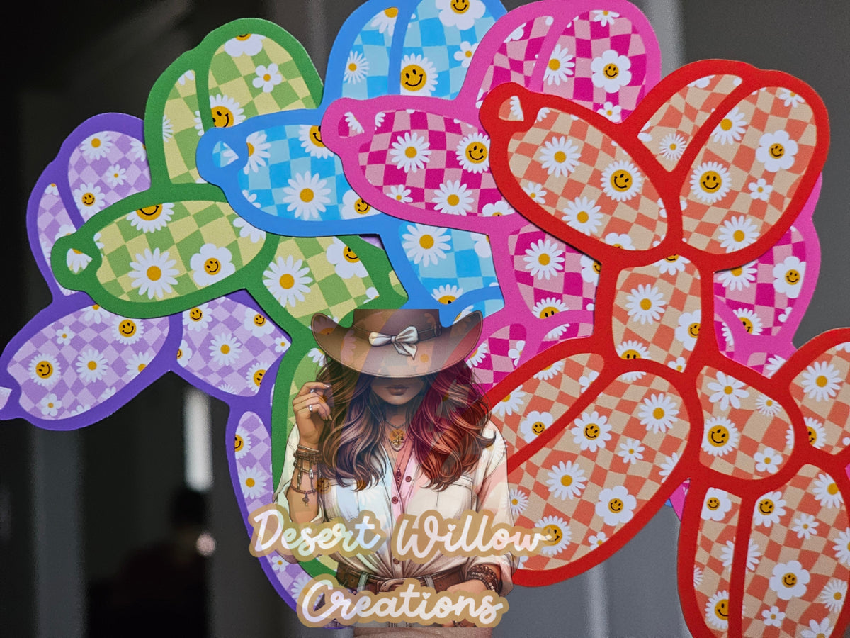 Balloon dog cardstock