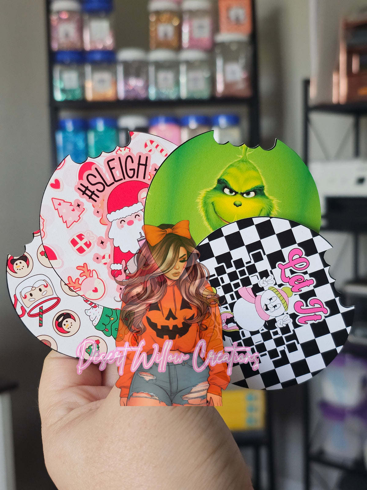ABC Tis the danm season ornament (cardstock option)