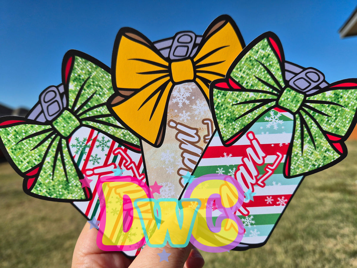 Abc can with bow