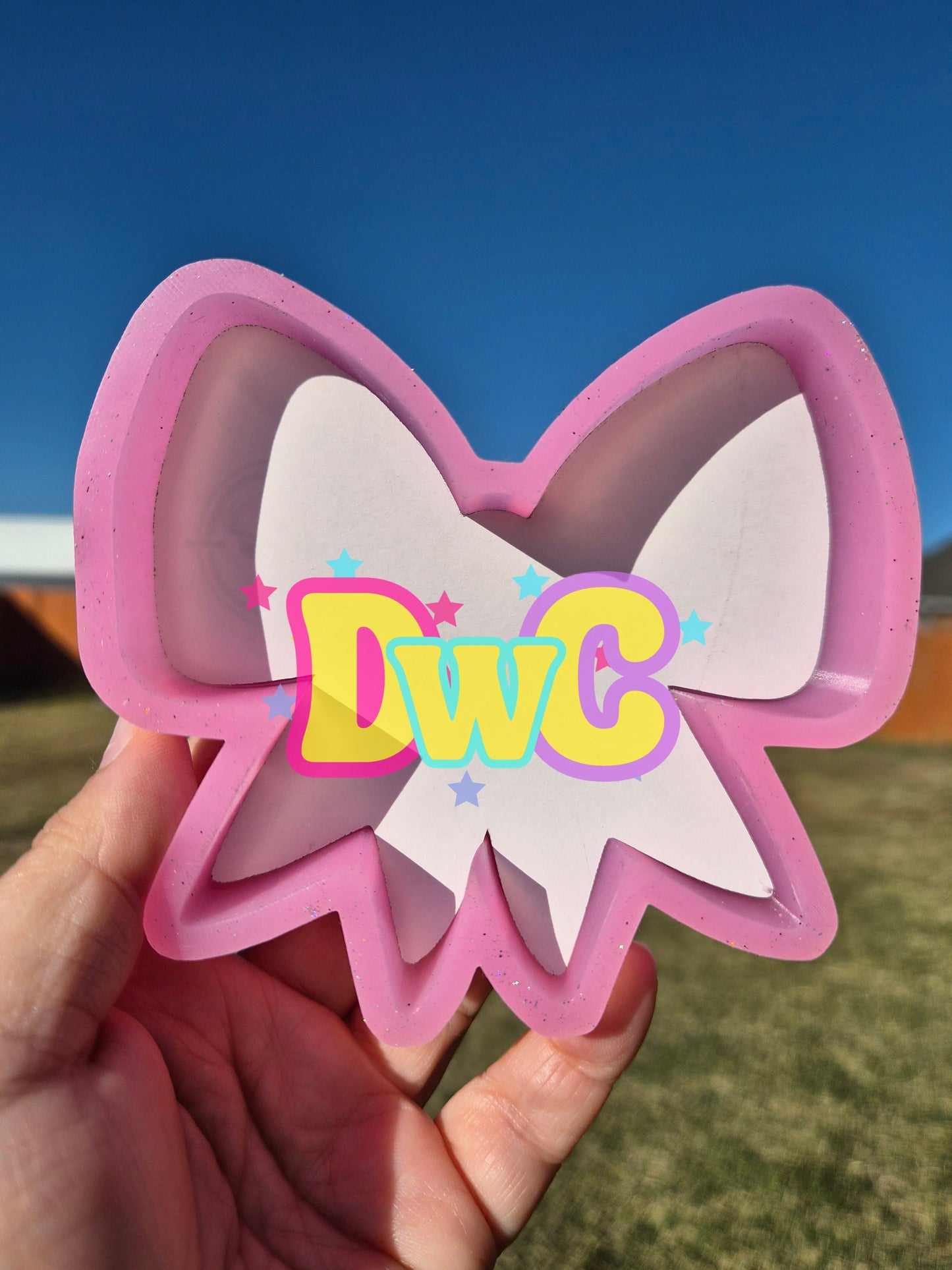 abc football bow cardstock