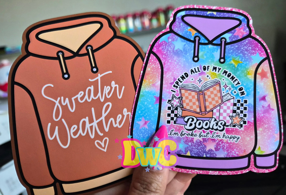 Abc hoodie cardstock