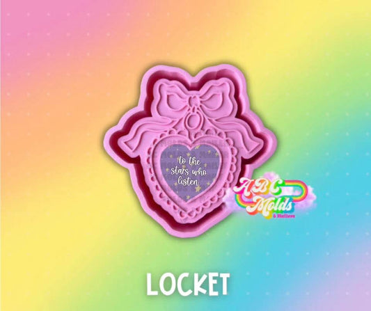 Abc locket cardstock