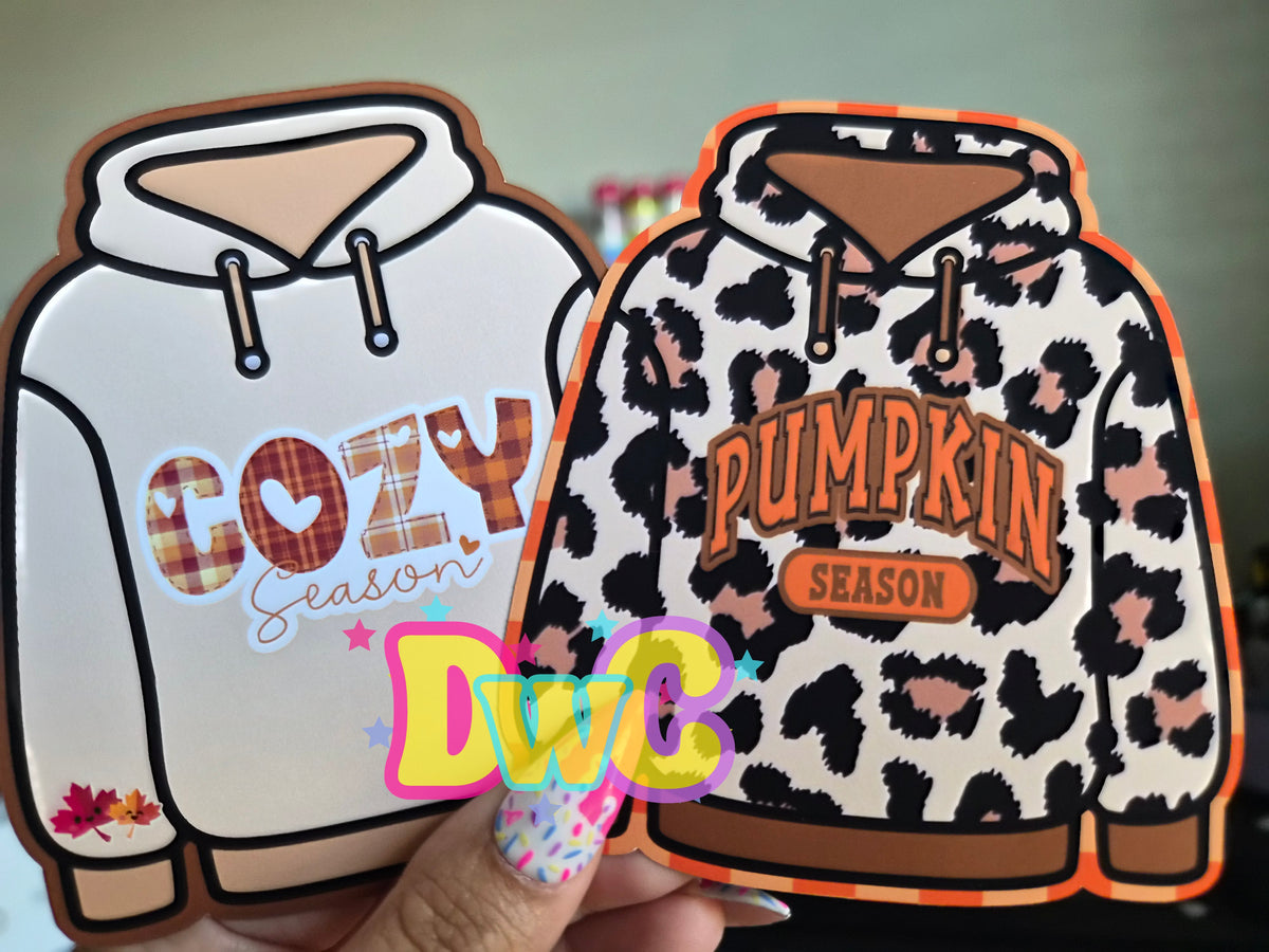 Abc hoodie cardstock