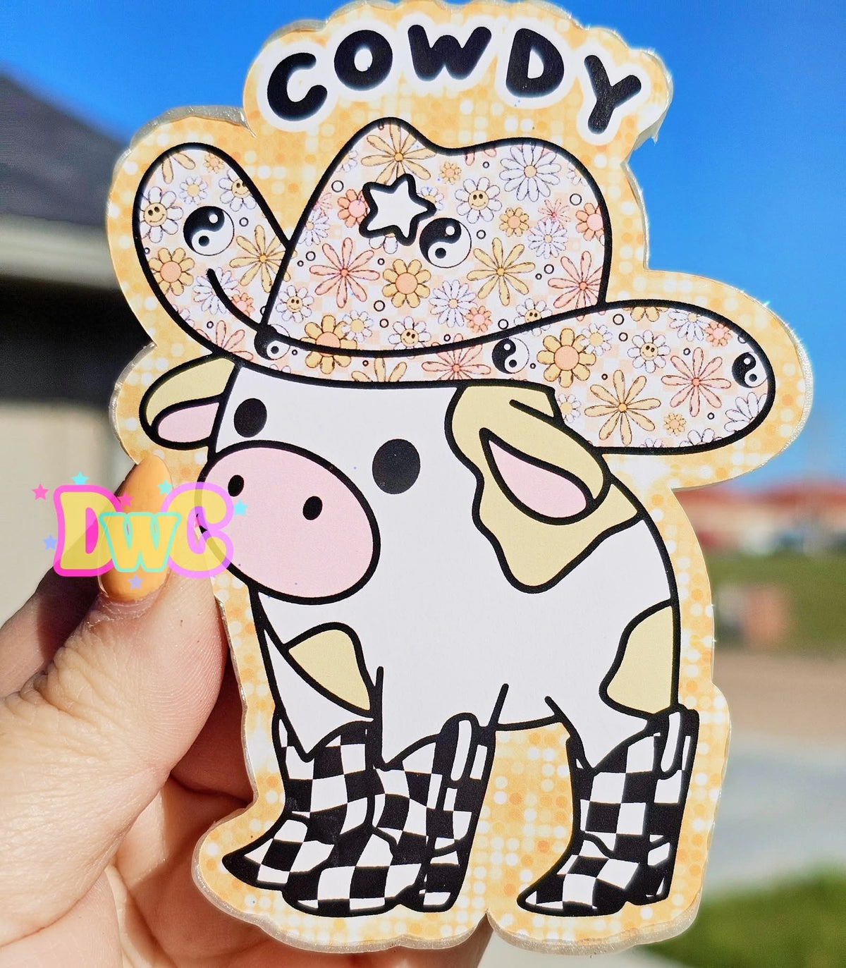 Sunshine scent cowdy cardstock