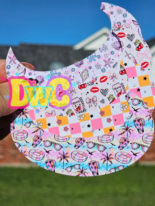 Abc duck floaty cardstock