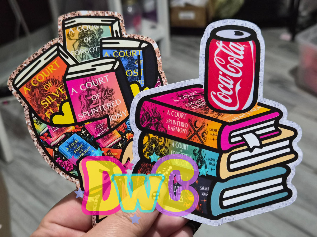ABC drink an spicy books cardstock
