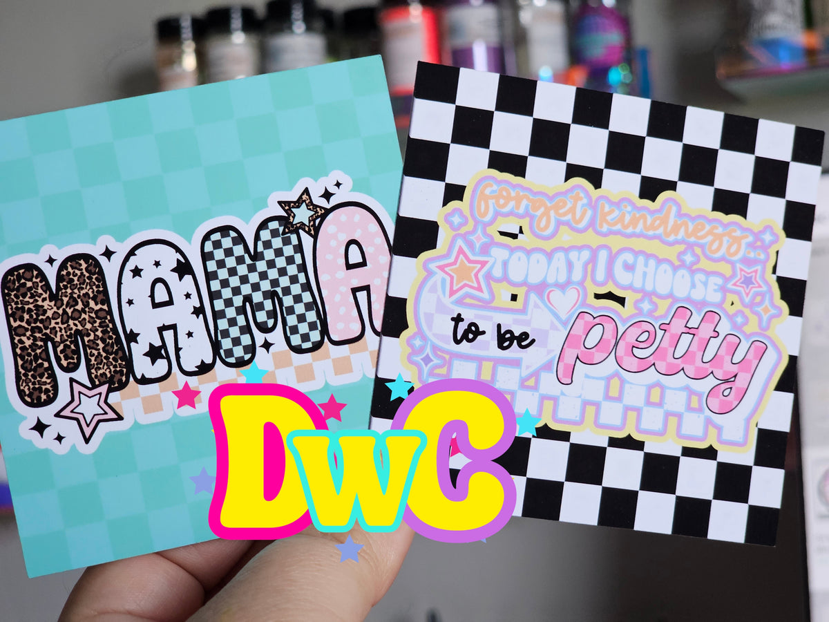 Square cardstock