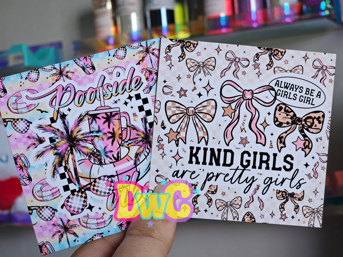 Square cardstock