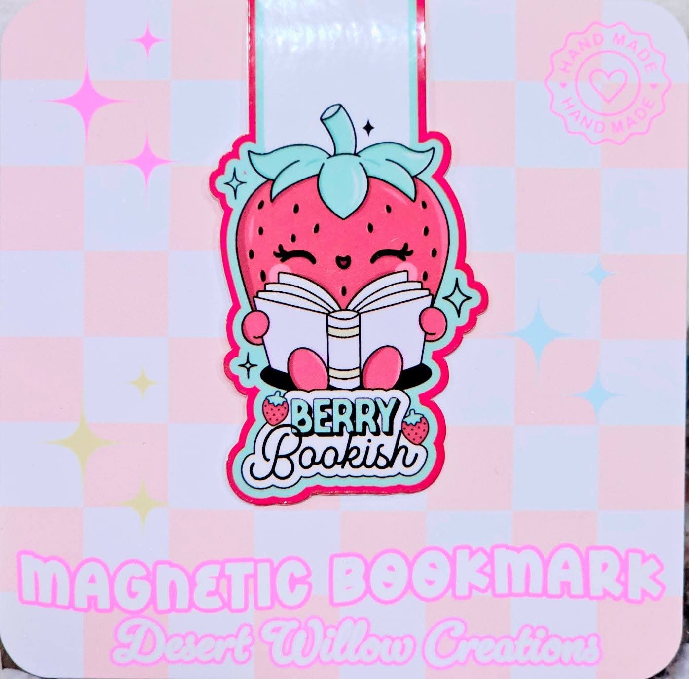 Strawberry š magnetic bookmark