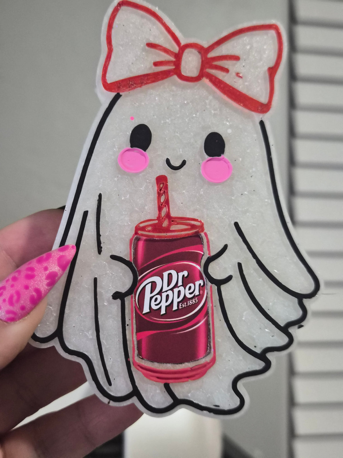 Sunshine scent ghost with soda cardstock.
