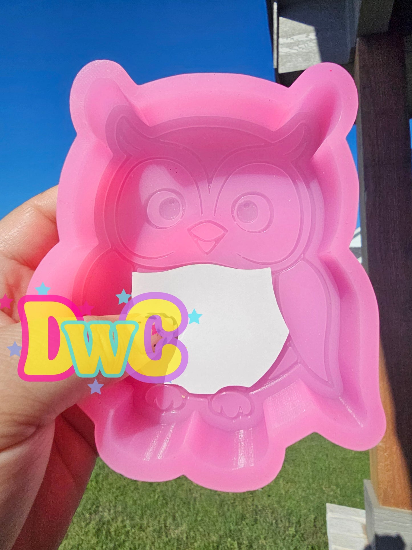 Abc owl tummy cardstock