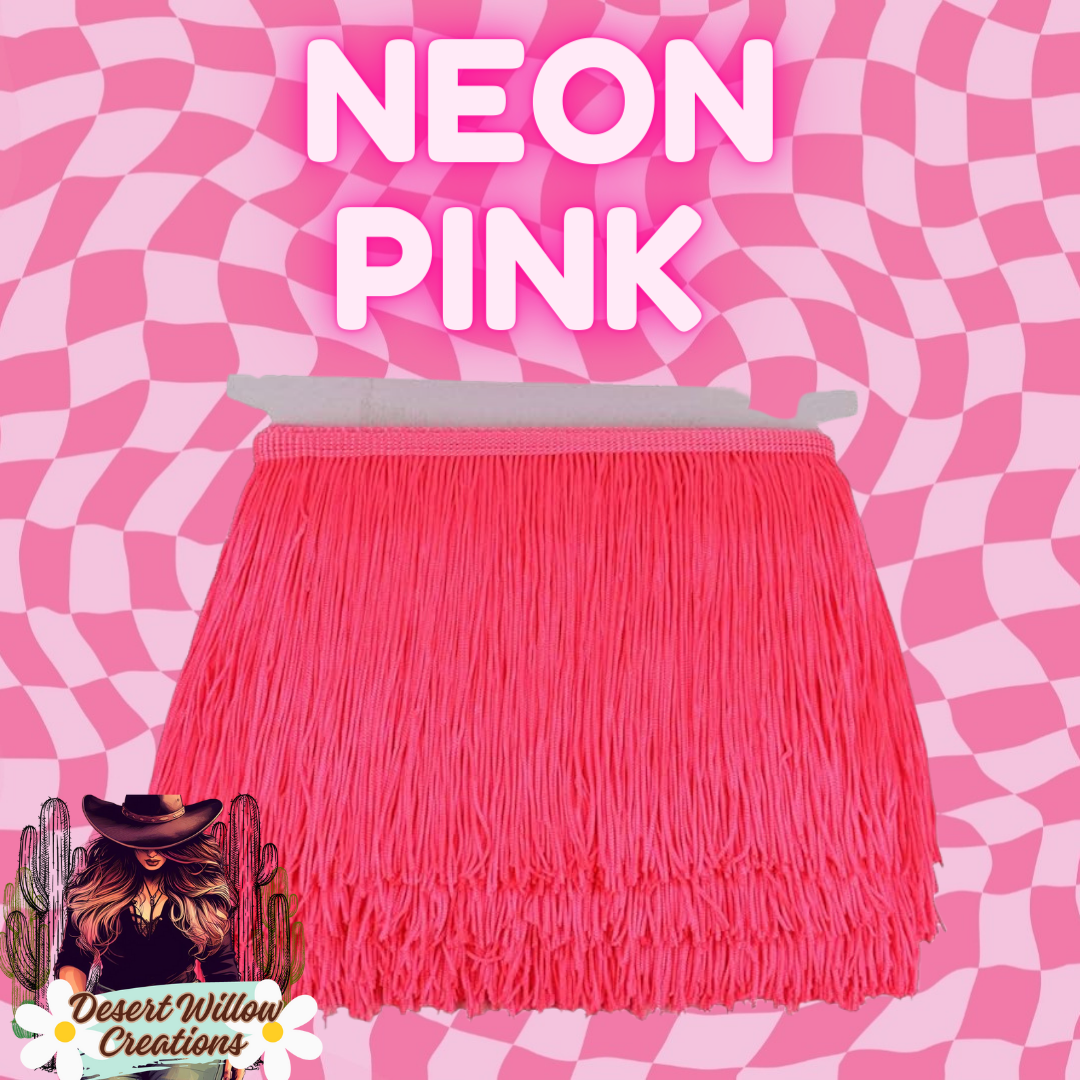 neon pink fringe