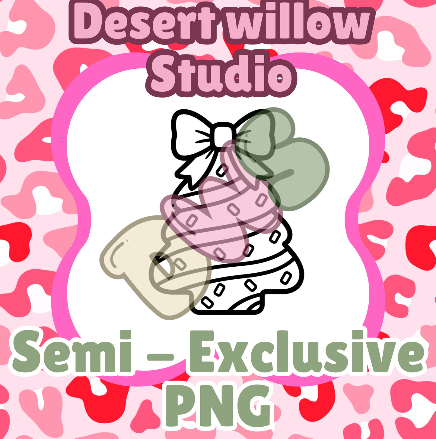 snack cake bow png