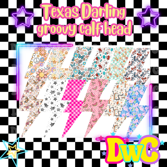 groovy calf head bolt cardstock