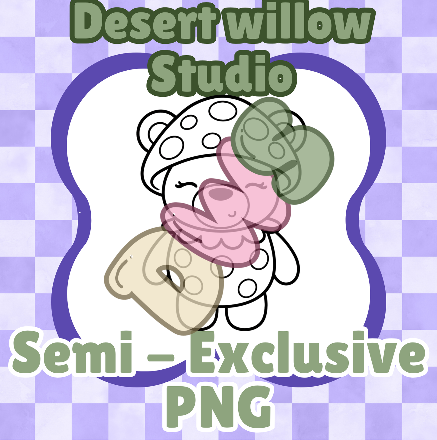 mushroom bear png
