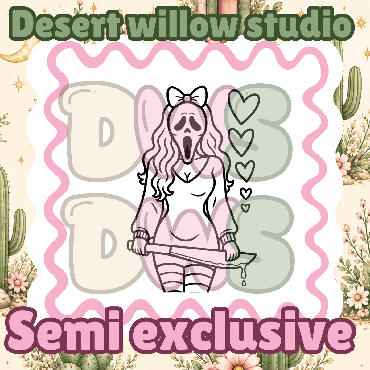 scream mask girl png