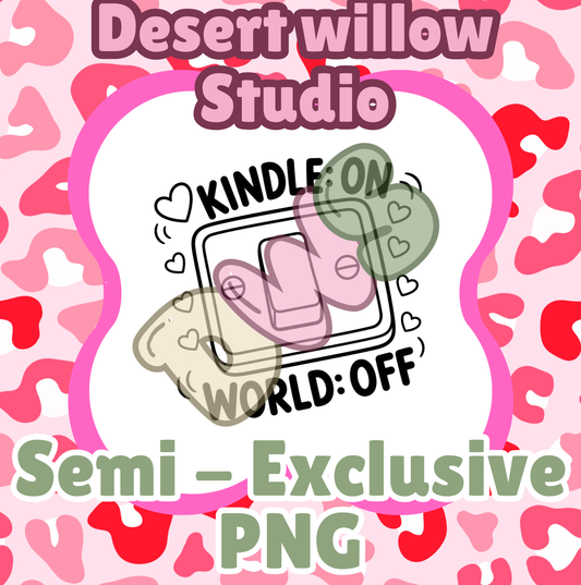 kindle on world off png