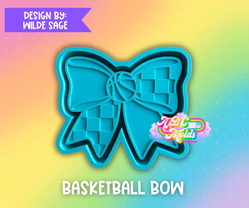 ABC sports checkerd bow  corner cardstock