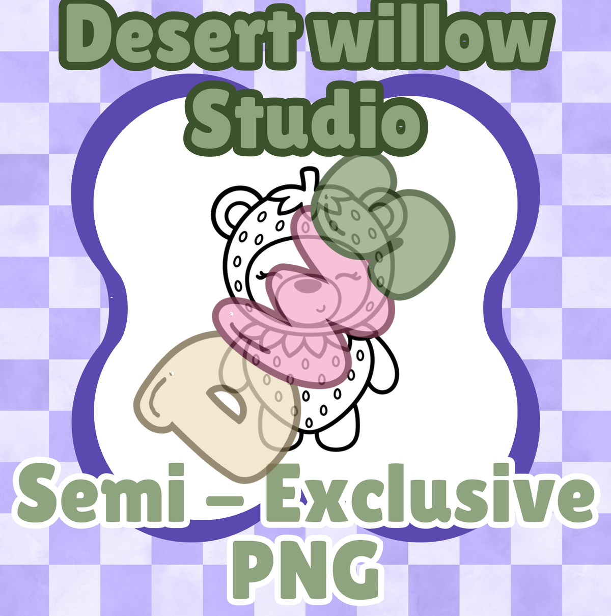 strawberry bear png