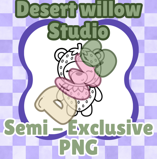 strawberry bear png