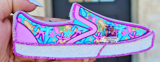 ABC vip checkered canvas shoe.