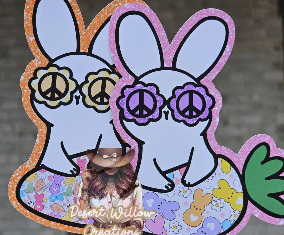 Abc Peace bunny & carrot