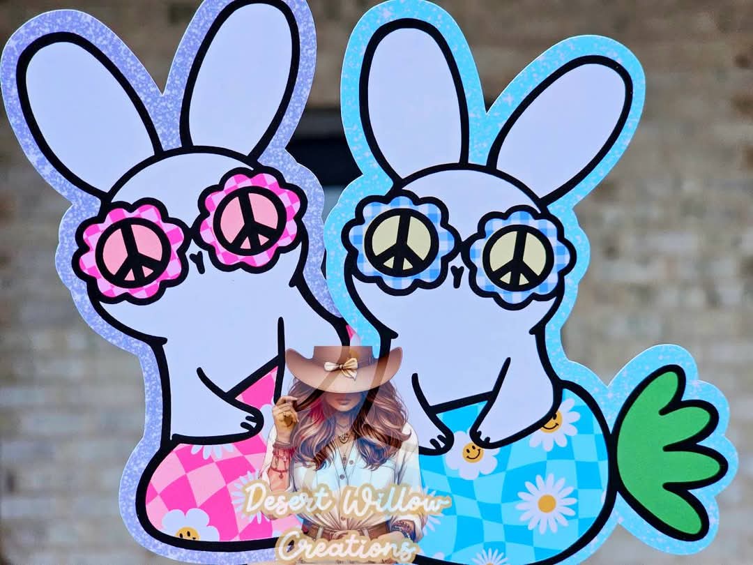 Abc Peace bunny & carrot