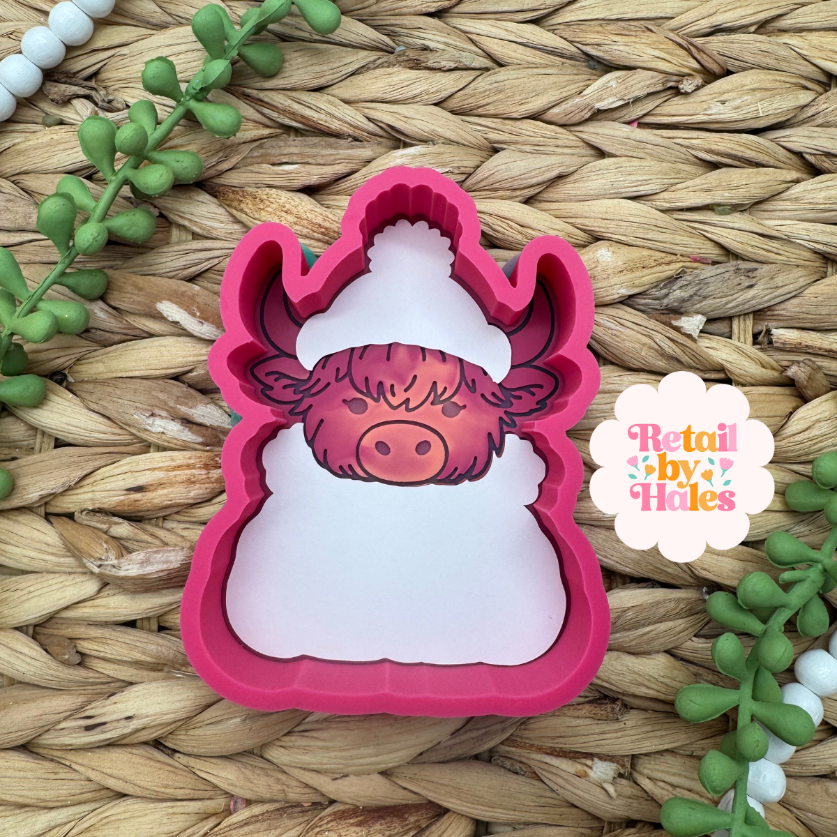 Reail by hales highland cow jacket  cardstock