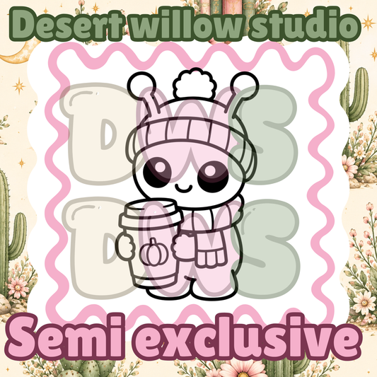 alien cozy fall  png