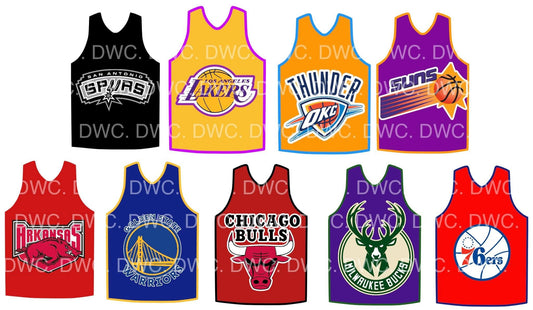 Abc basketball jersey cardstock (read description)