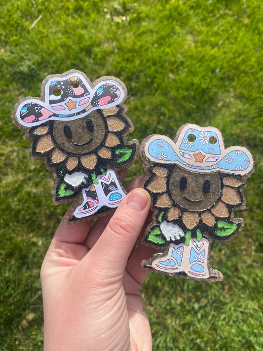 retail by hales (cowboy sunflower with boots )