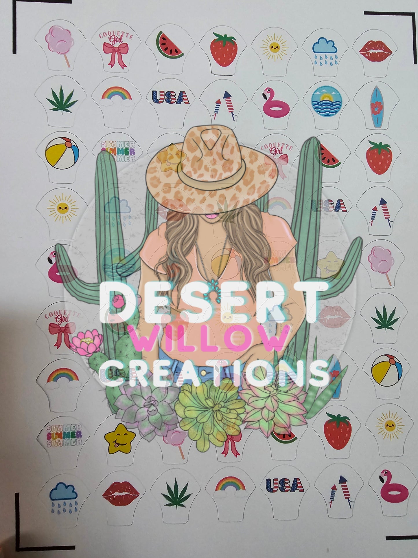 Abc Kitty care belly cardstock