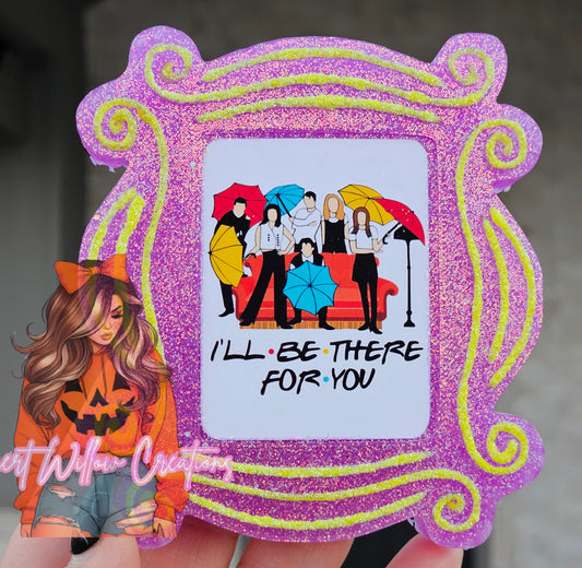 Abc Friends frame cardstock