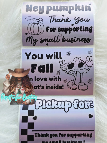 Seasonal thermal labels 40ct