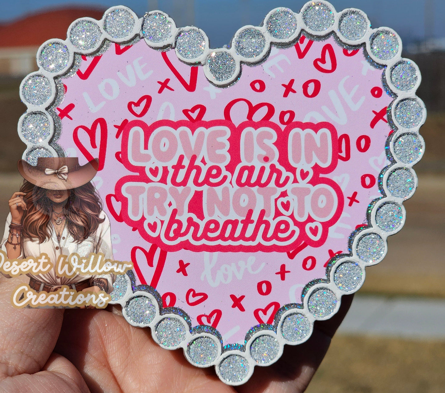 sunshine scents pearl heart cardstock
