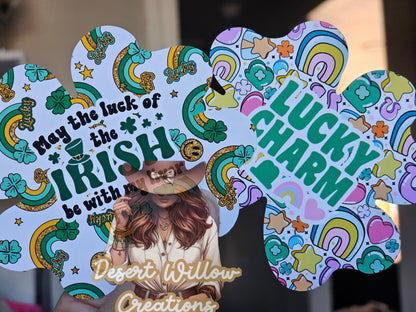 abc cute clover cardstock