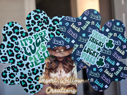 abc cute clover cardstock