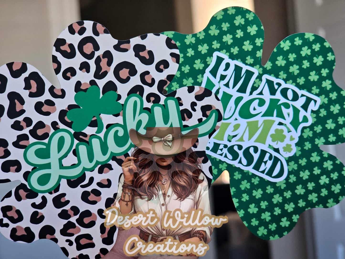 abc cute clover cardstock